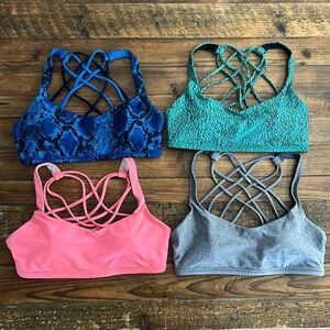 Lululemon Athletica Free to Be Wild Bra Lot